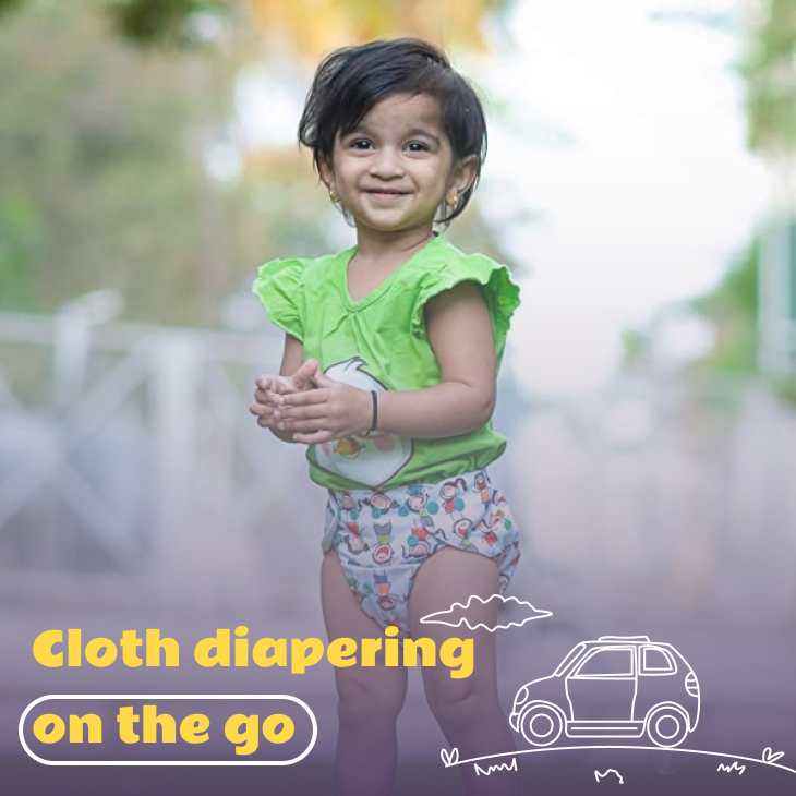 Cloth diapering on the go