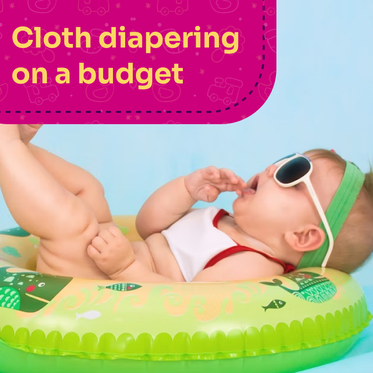 Cloth diapering on a budget