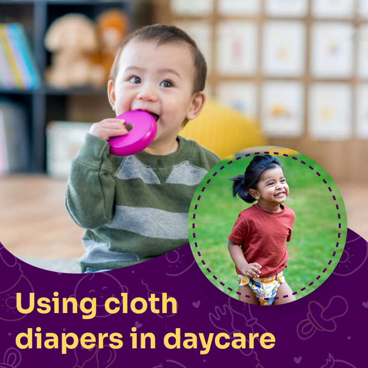 Using cloth diapers in daycare