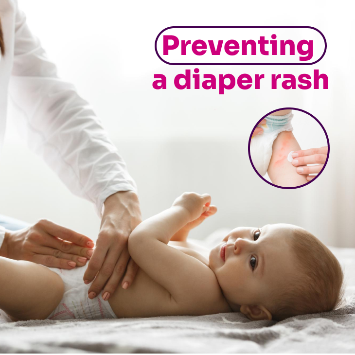 Preventing a diaper rash