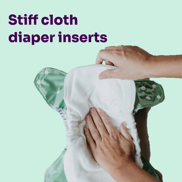 Stiff cloth diaper inserts-how to deal with them?