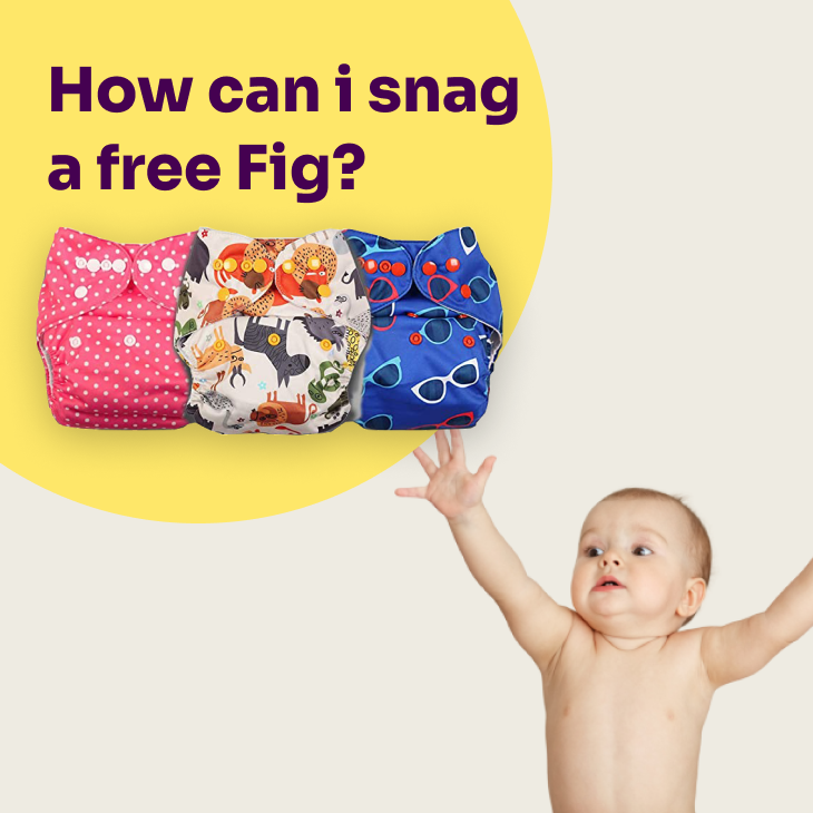 How can I snag a free Fig-o-honey cloth diaper?